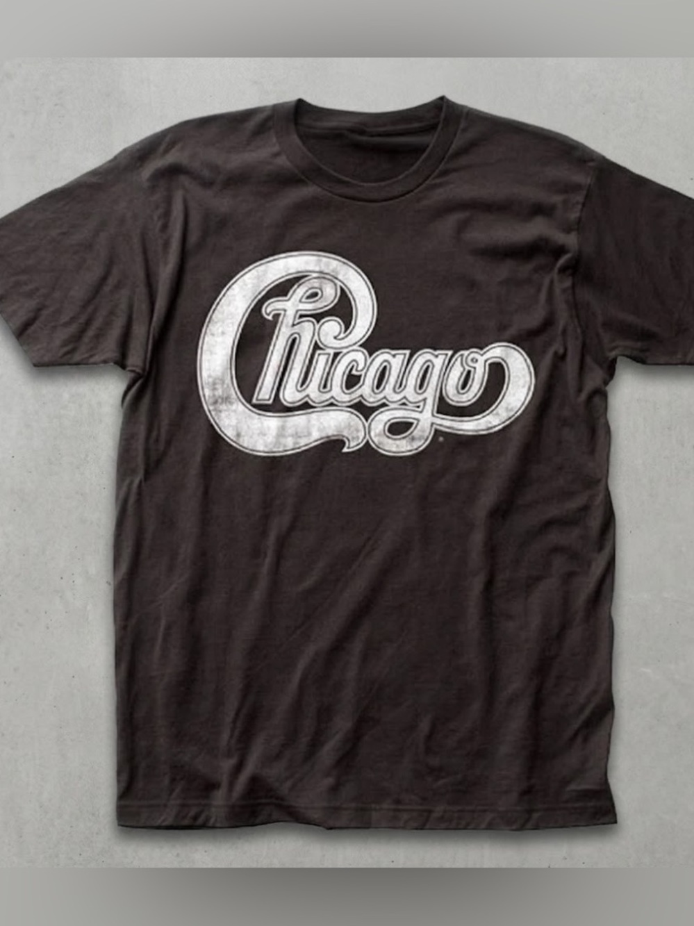 Chicago Band Graphic Tee - Dark chocolate